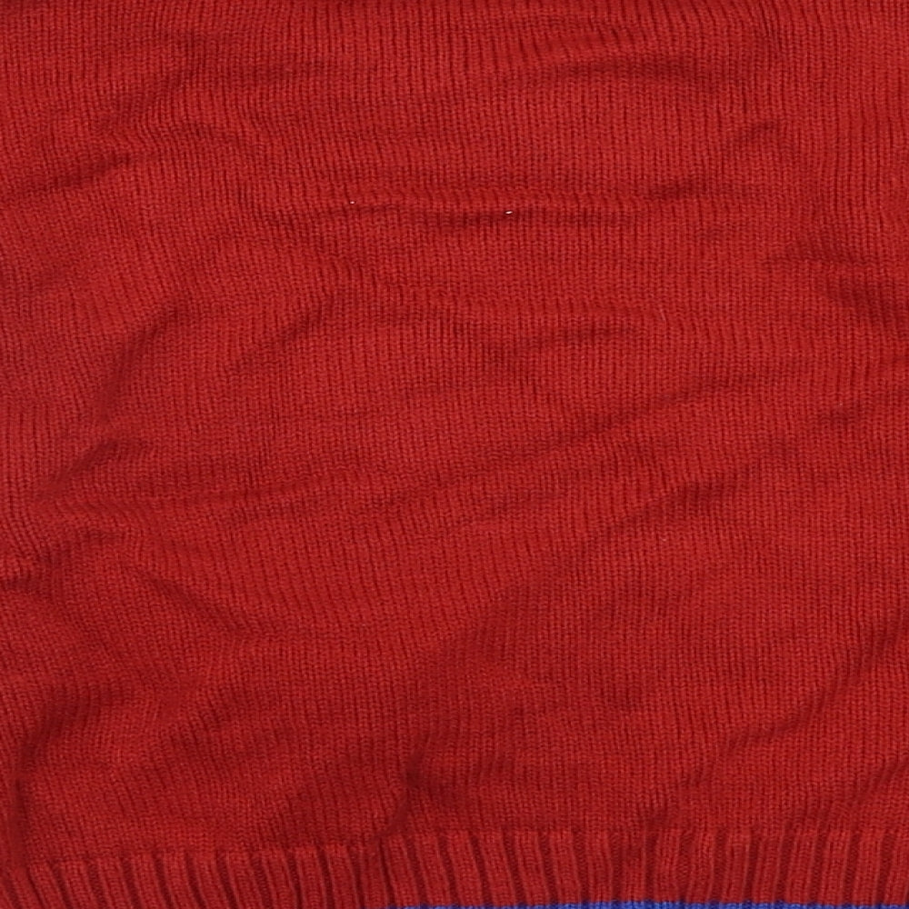 M&Co Boys Red   Pullover Jumper Size 5-6 Years  - Rudolph Christmas