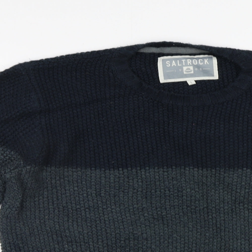 Salt Rock Mens Green   Pullover Jumper Size L