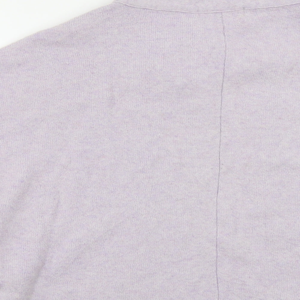 Chiaramente Womens Purple   Cardigan Jumper Size S