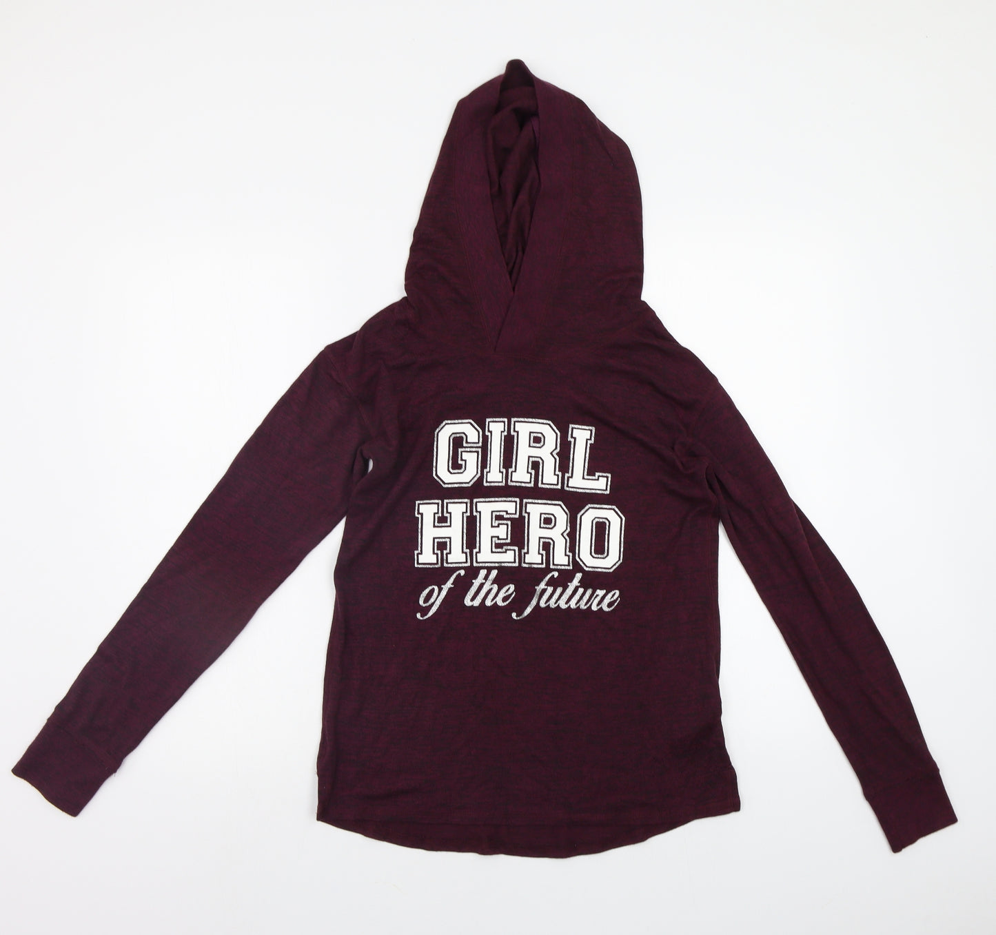 H&M Girls Red   Pullover Hoodie Size 12 Years