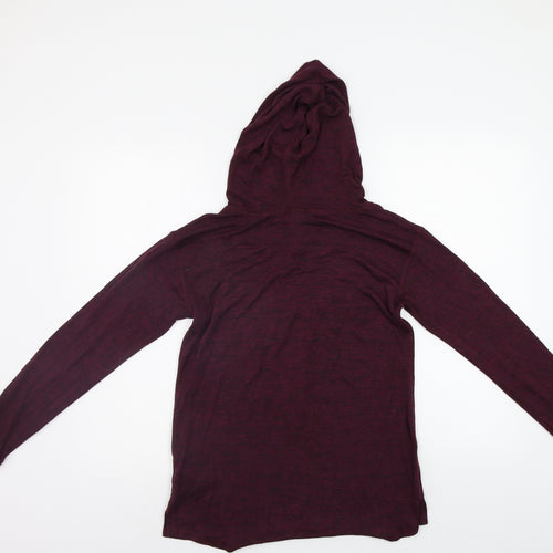 H&M Girls Red   Pullover Hoodie Size 12 Years