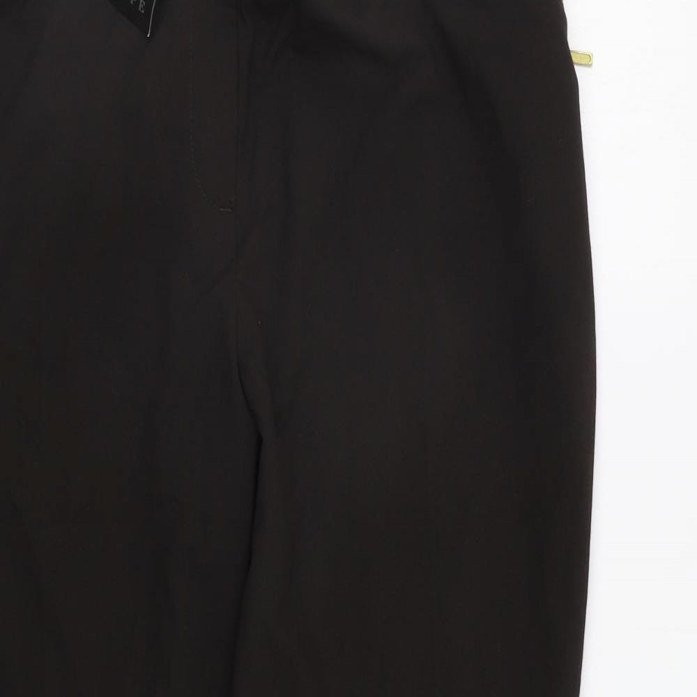 Joanna Hope Womens Black   Dress Pants Trousers Size 24 L27 in - Elastic Waist Band