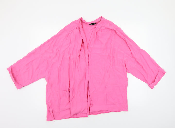 New Look Womens Pink   Jacket Blazer Size 10
