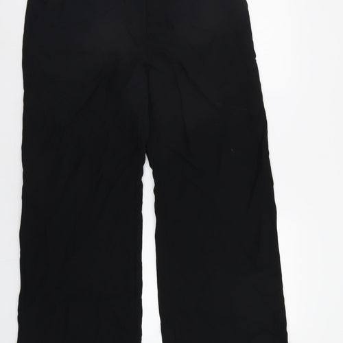 M&S Womens Black   Trousers  Size 14 L29 in