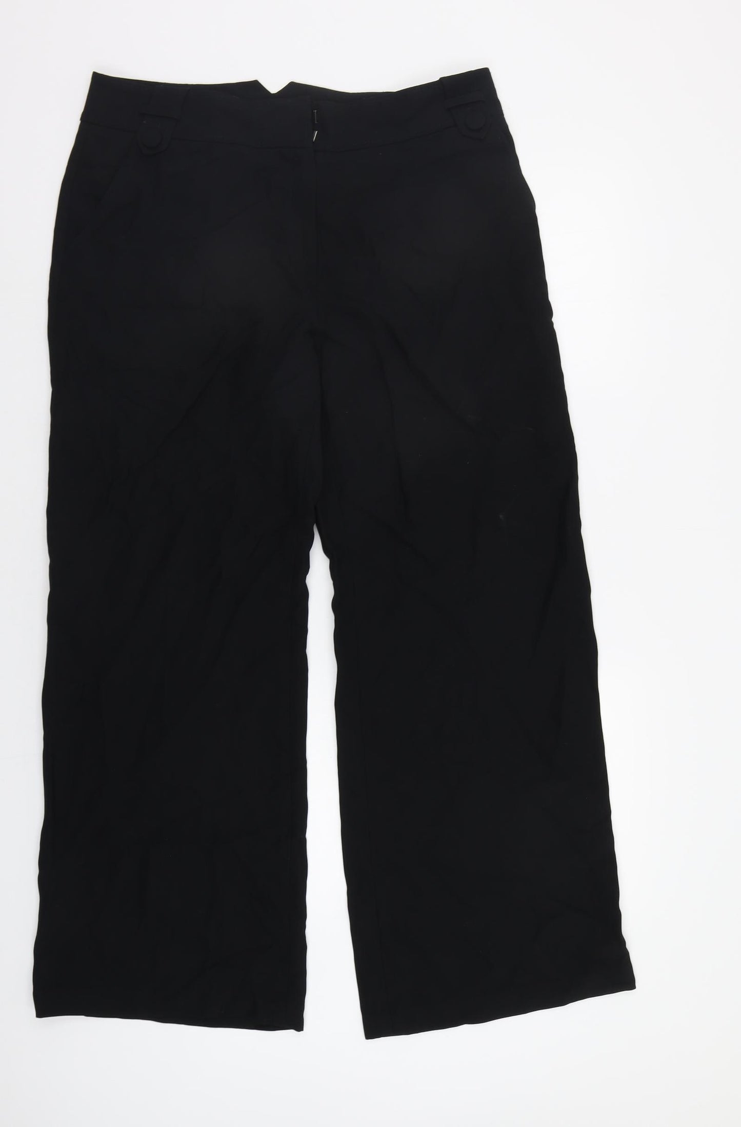 M&S Womens Black   Trousers  Size 14 L29 in