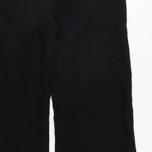 M&S Womens Black   Trousers  Size 14 L29 in