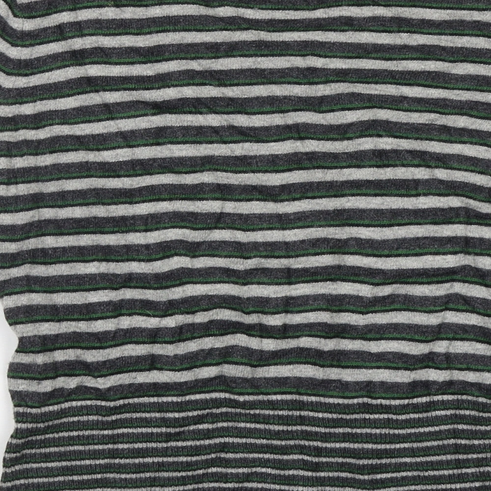 Precis petite Womens Green Striped  Pullover Jumper Size M