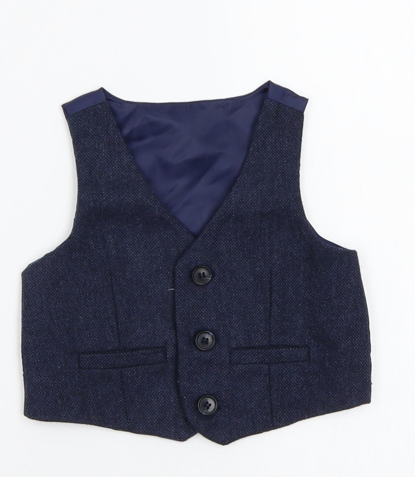Primark Baby Blue   Jacket Waistcoat Size 6-9 Months