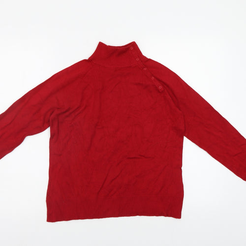 Dorothy Perkins Womens Red   Pullover Jumper Size 16