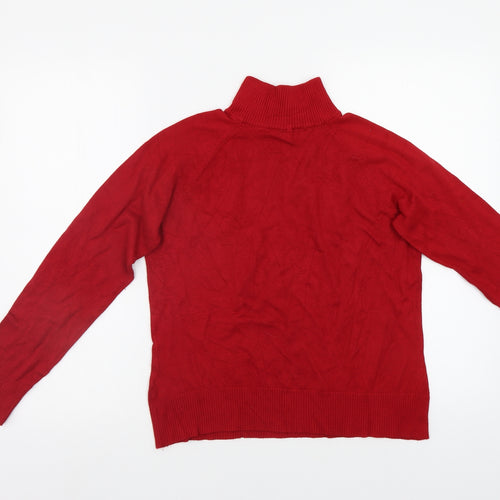 Dorothy Perkins Womens Red   Pullover Jumper Size 16