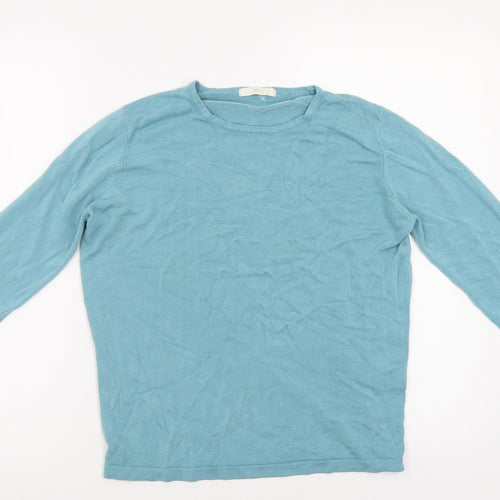 M&S Womens Blue   Pullover Jumper Size 12