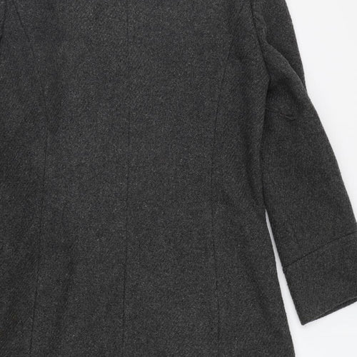 Dorothy Perkins Womens Grey   Pea Coat Coat Size 18