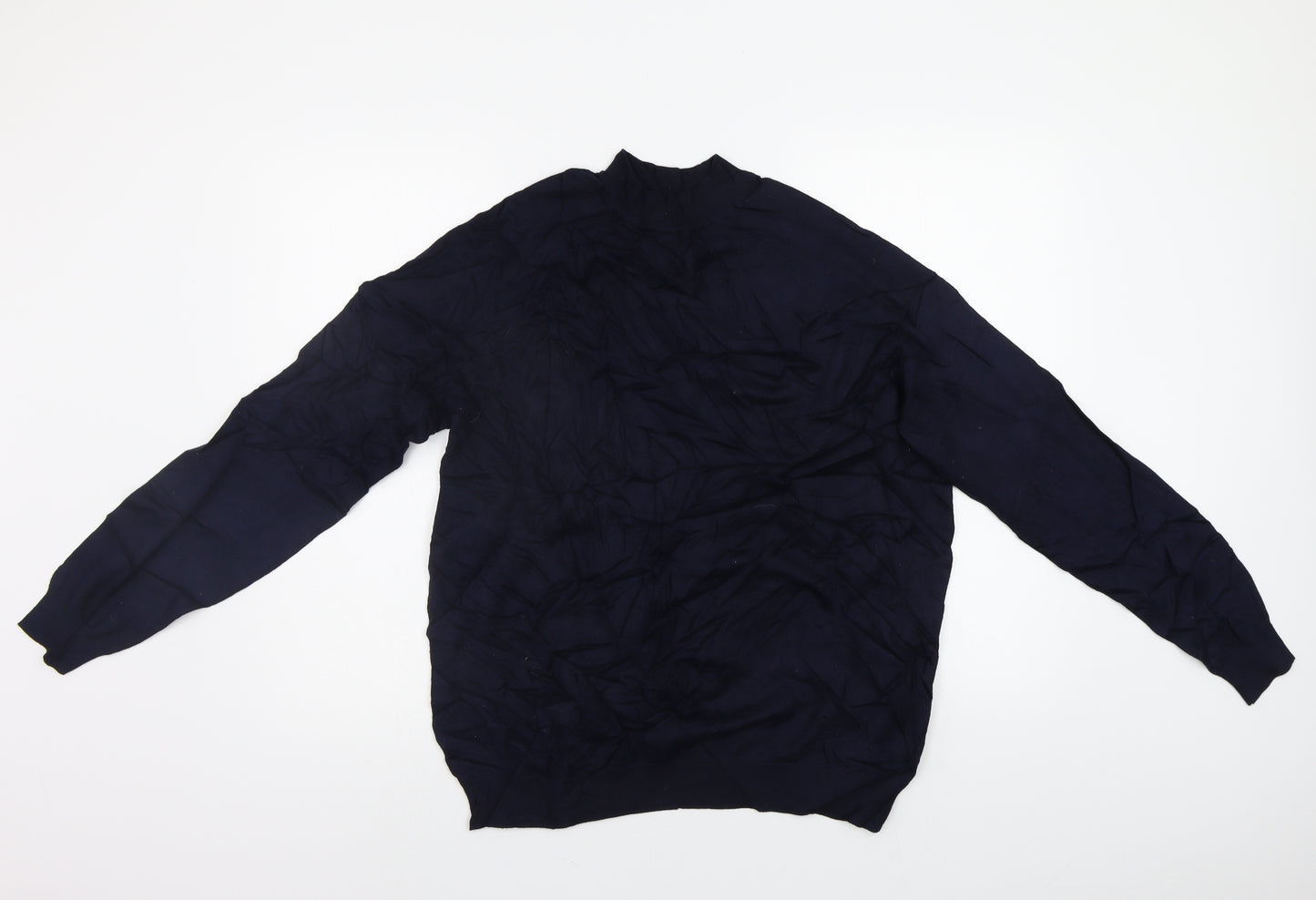 Zara Womens Blue   Pullover Jumper Size XL