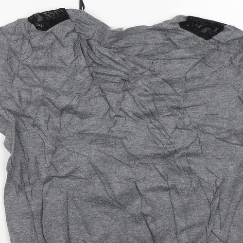 H&M Womens Grey   Cardigan Jumper Size S