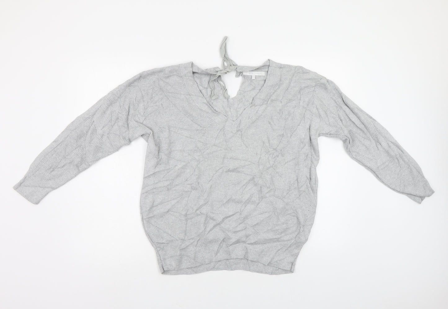 NEXT Womens Silver   Pullover Jumper Size 16