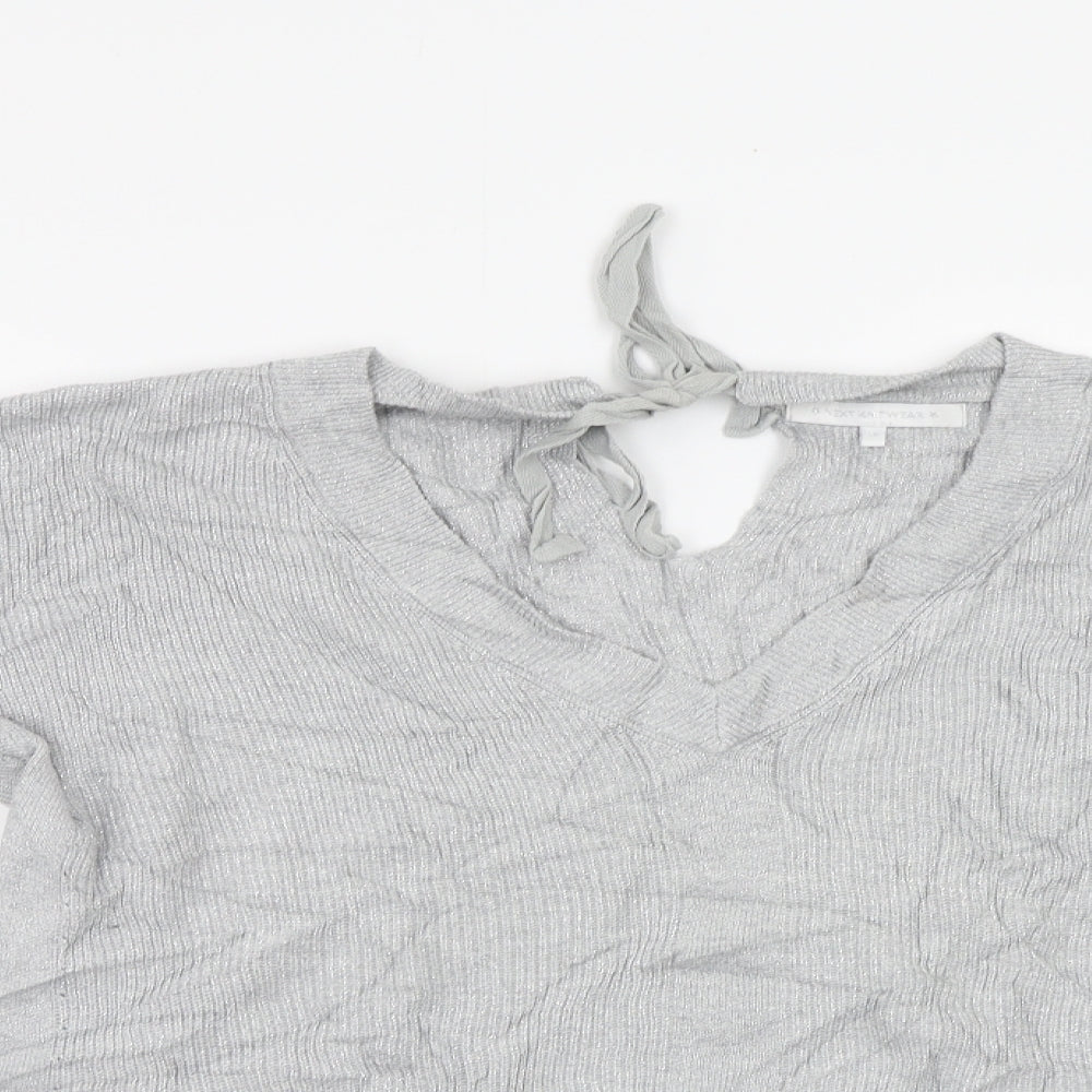 NEXT Womens Silver   Pullover Jumper Size 16