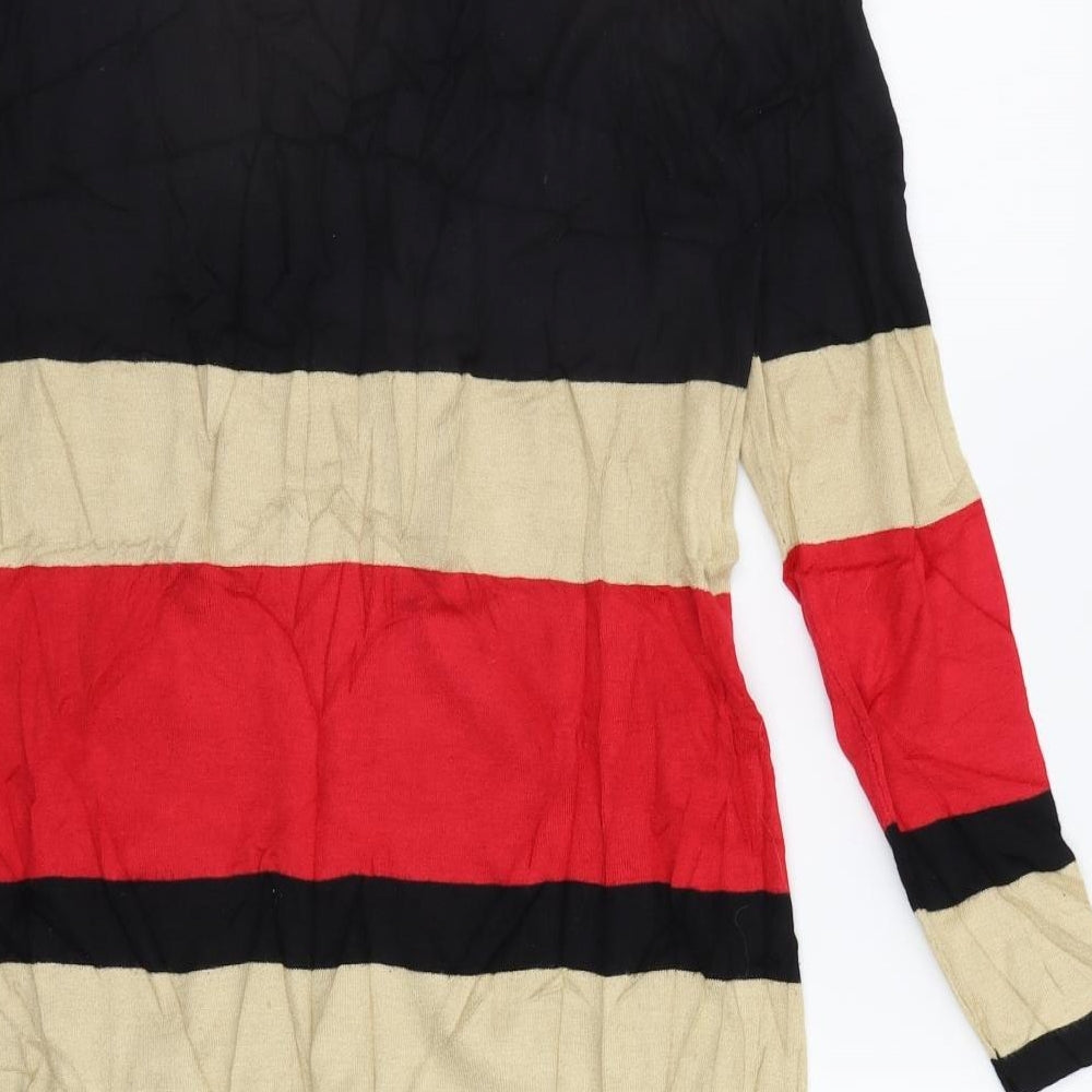 F&F Womens Multicoloured Striped  Pullover Jumper Size 18