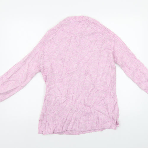 M&S Womens Pink   Pullover Jumper Size S