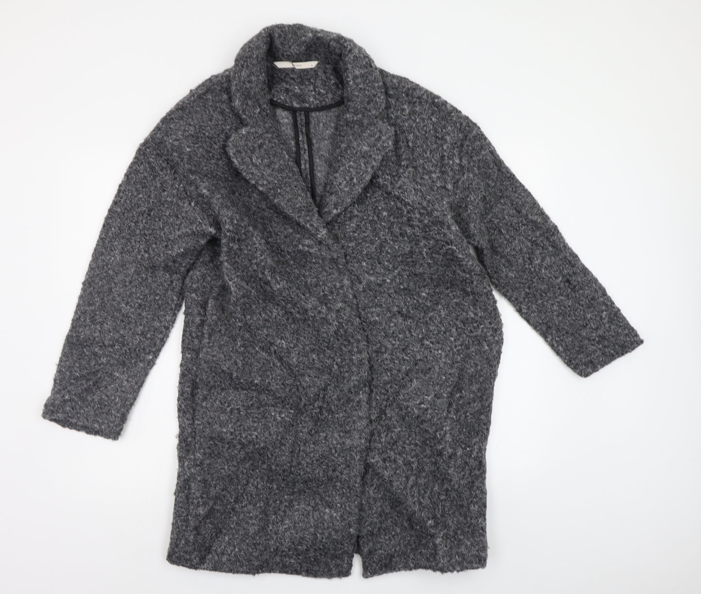 TU Womens Grey   Overcoat Coat Size 12