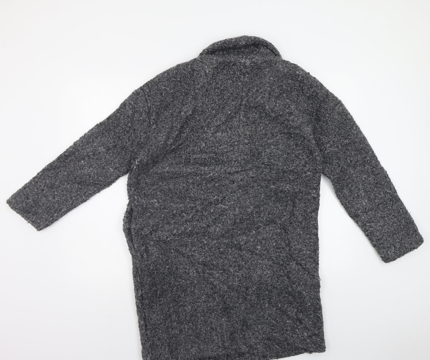 TU Womens Grey   Overcoat Coat Size 12