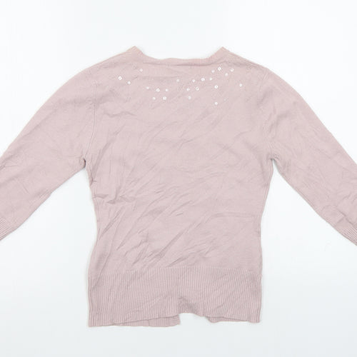 H&M Womens Pink   Cardigan Jumper Size XS