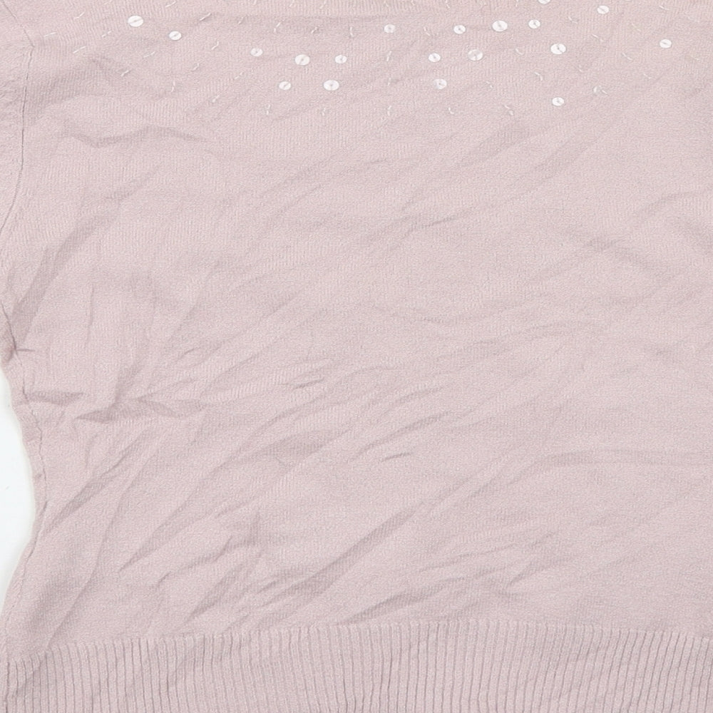 H&M Womens Pink   Cardigan Jumper Size XS