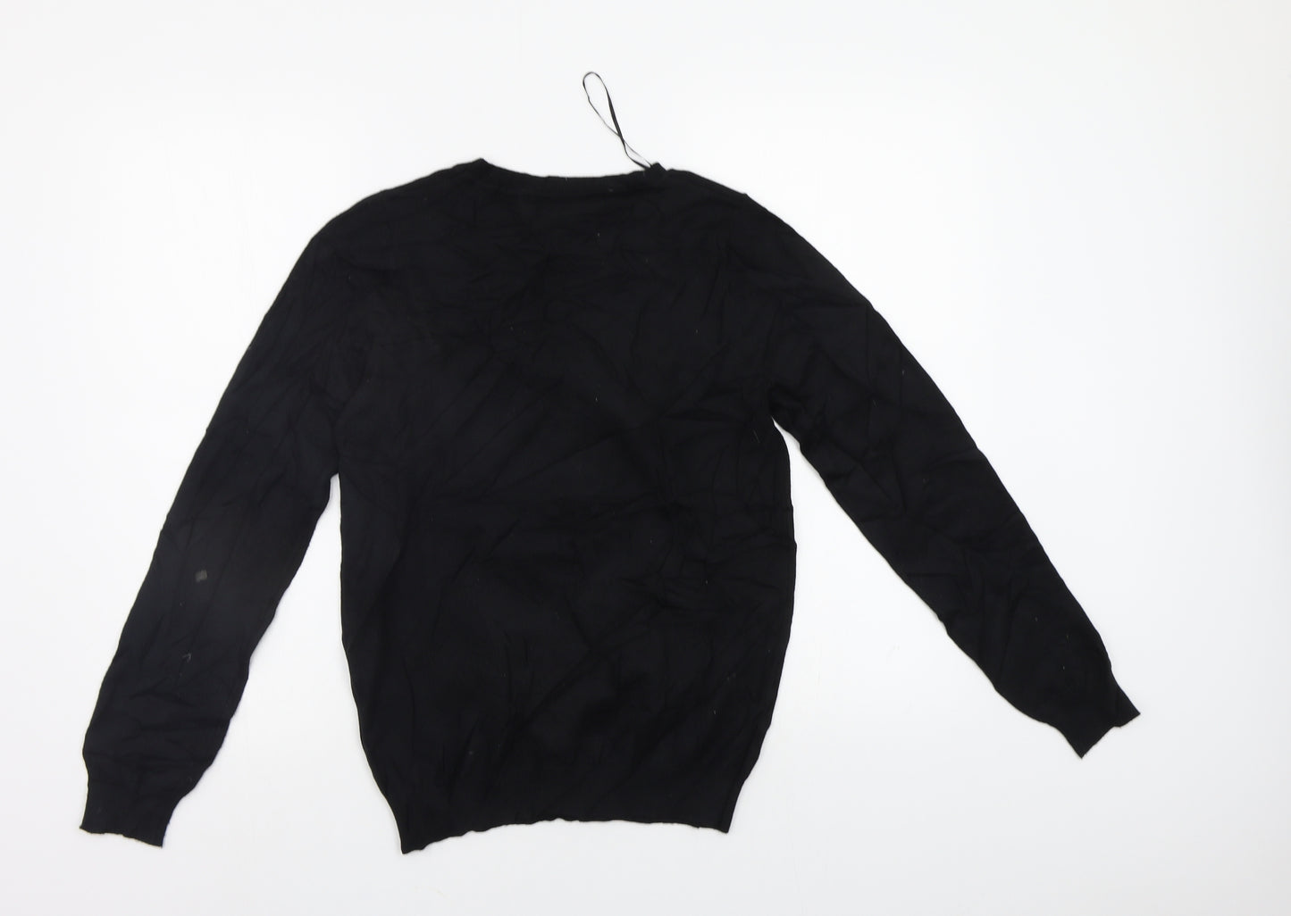 Lipsy Womens Black   Pullover Jumper Size 10  - Pug christmas