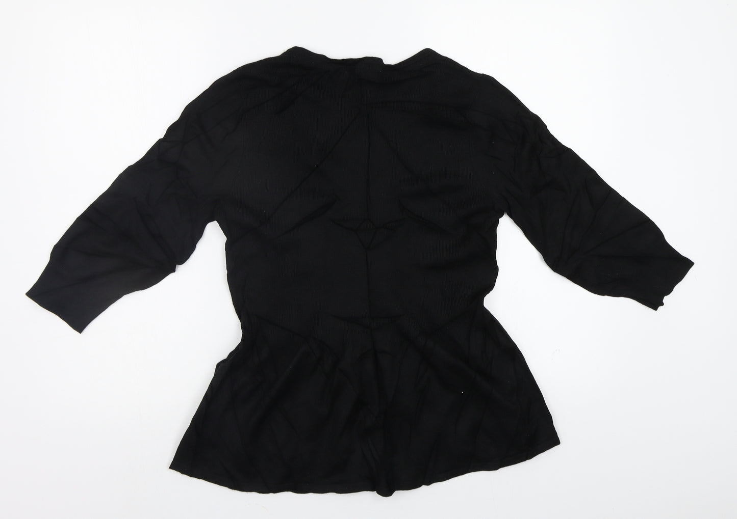 M&S Womens Black   Pullover Jumper Size 12