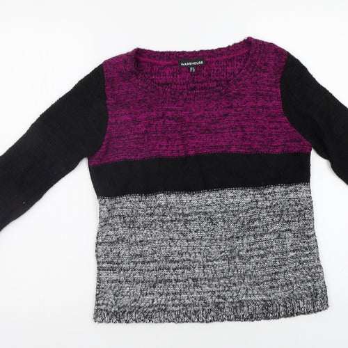 Warehouse Womens Purple   Pullover Jumper Size 6