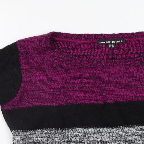 Warehouse Womens Purple   Pullover Jumper Size 6