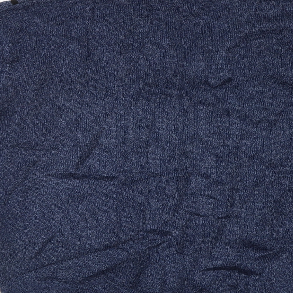 Kingston Mens Blue Striped  Pullover Jumper Size M