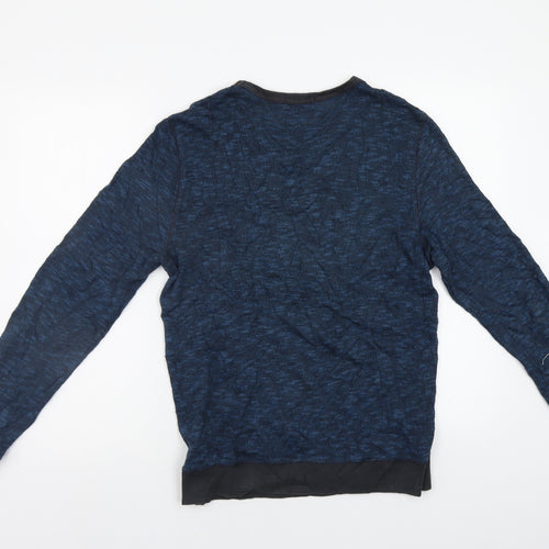 Topman Mens Blue   Pullover Jumper Size S