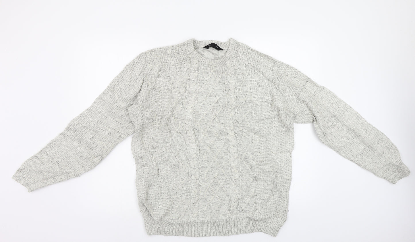 Primark Mens Grey   Pullover Jumper Size M