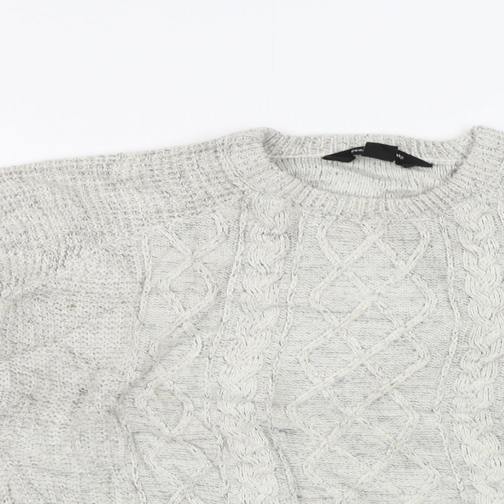 Primark Mens Grey   Pullover Jumper Size M