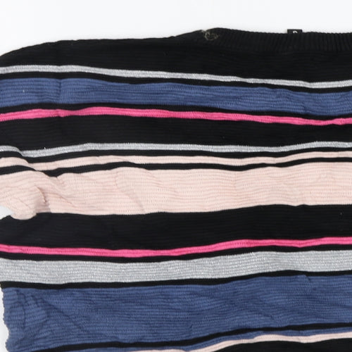 H&M Womens Multicoloured Striped  Pullover Jumper Size S