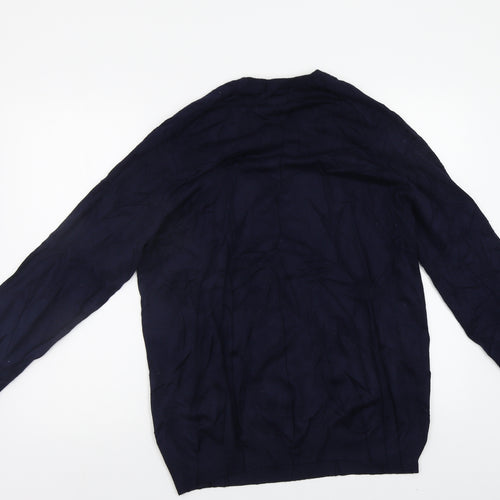 River Island Mens Blue   Pullover Jumper Size L