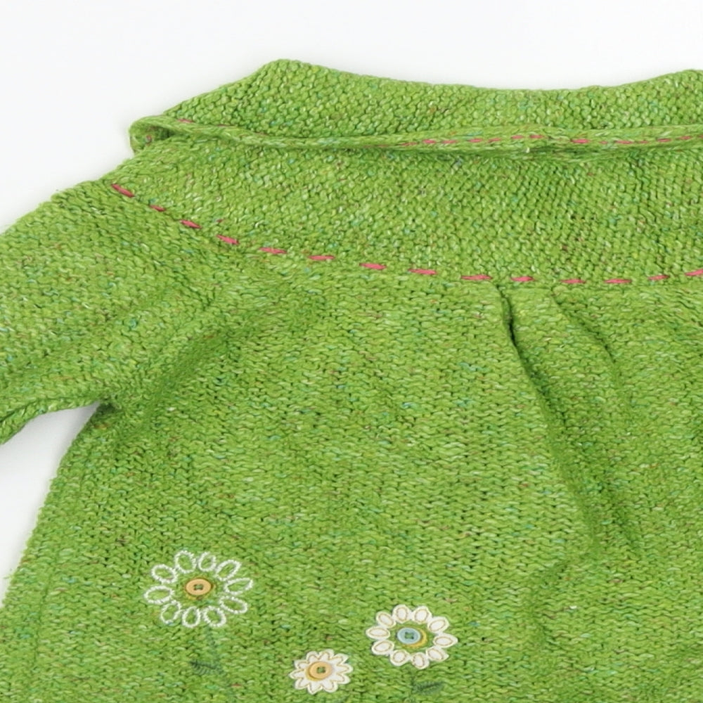 NEXT Girls Green   Cardigan Jumper Size 2 Years