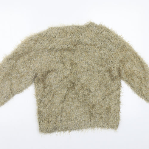 m&s Womens Beige   Pullover Jumper Size 12