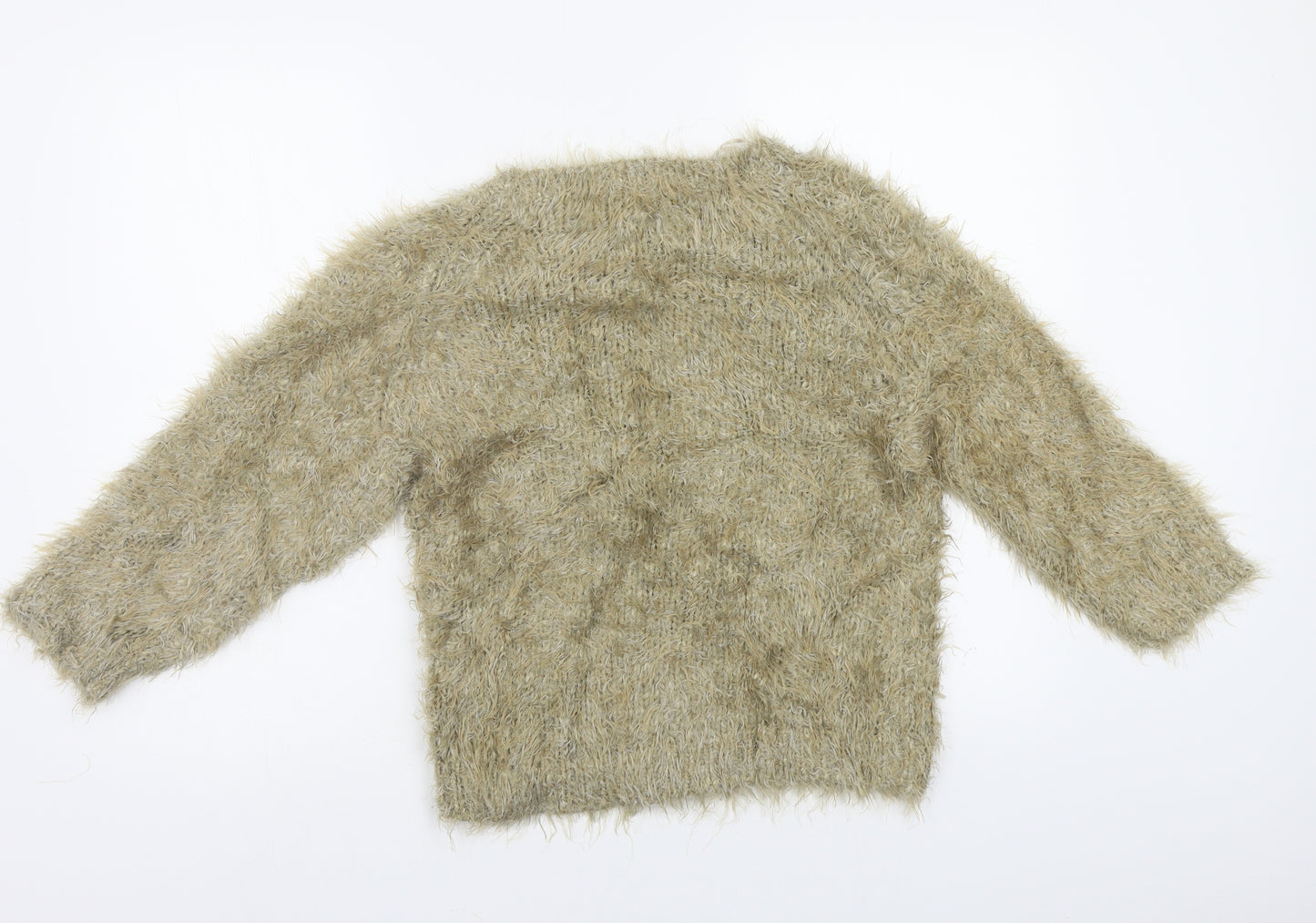 m&s Womens Beige   Pullover Jumper Size 12