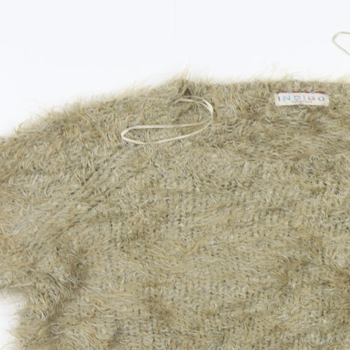 m&s Womens Beige   Pullover Jumper Size 12