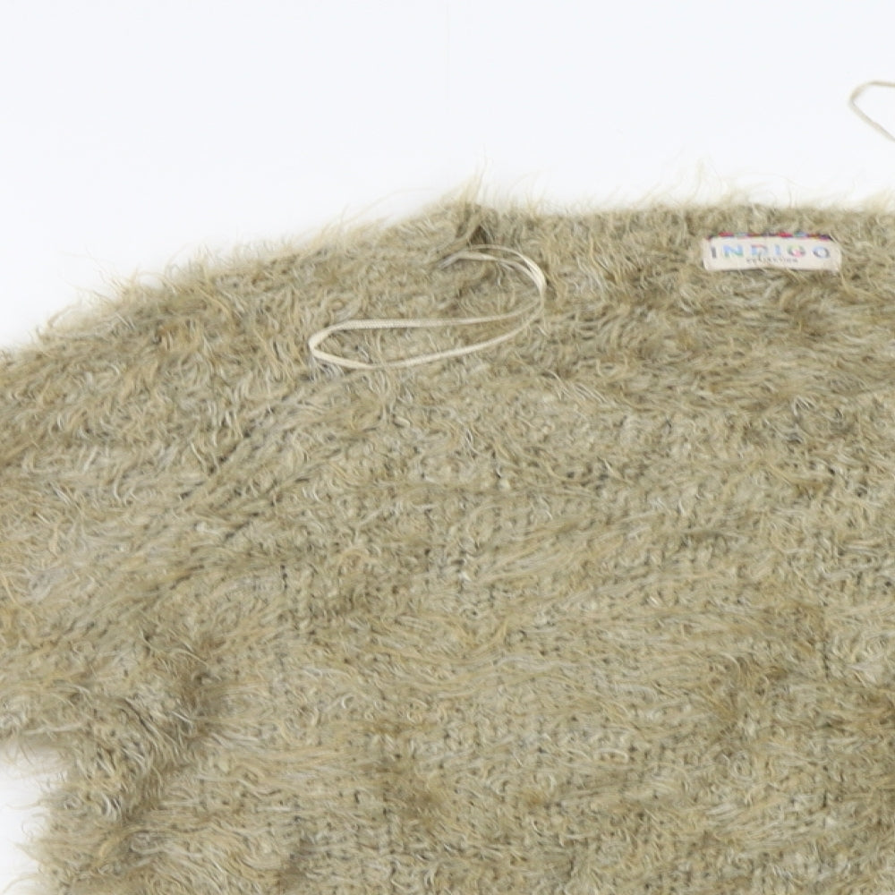 m&s Womens Beige   Pullover Jumper Size 12