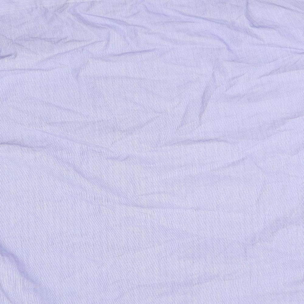 M&S Mens Blue    Dress Shirt Size 18