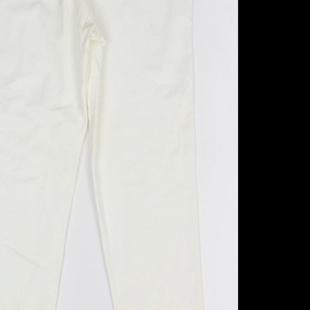 NEXT Womens White   Jegging Jeans Size 16 L27 in