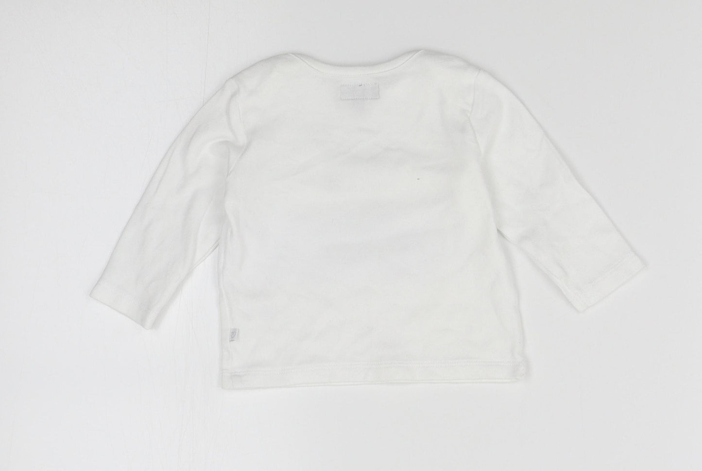 Mini Club Baby White   Basic T-Shirt Size 3-6 Months