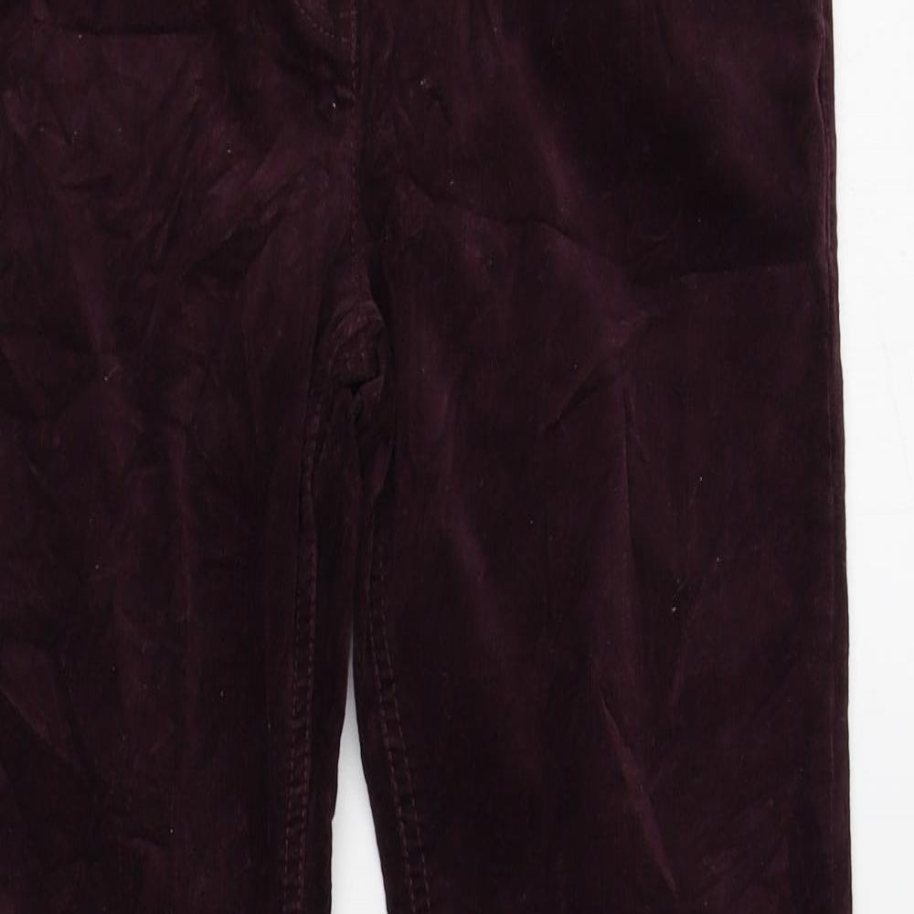 NEXT Womens Red  Corduroy Bootcut Jeans Size 10 L28 in