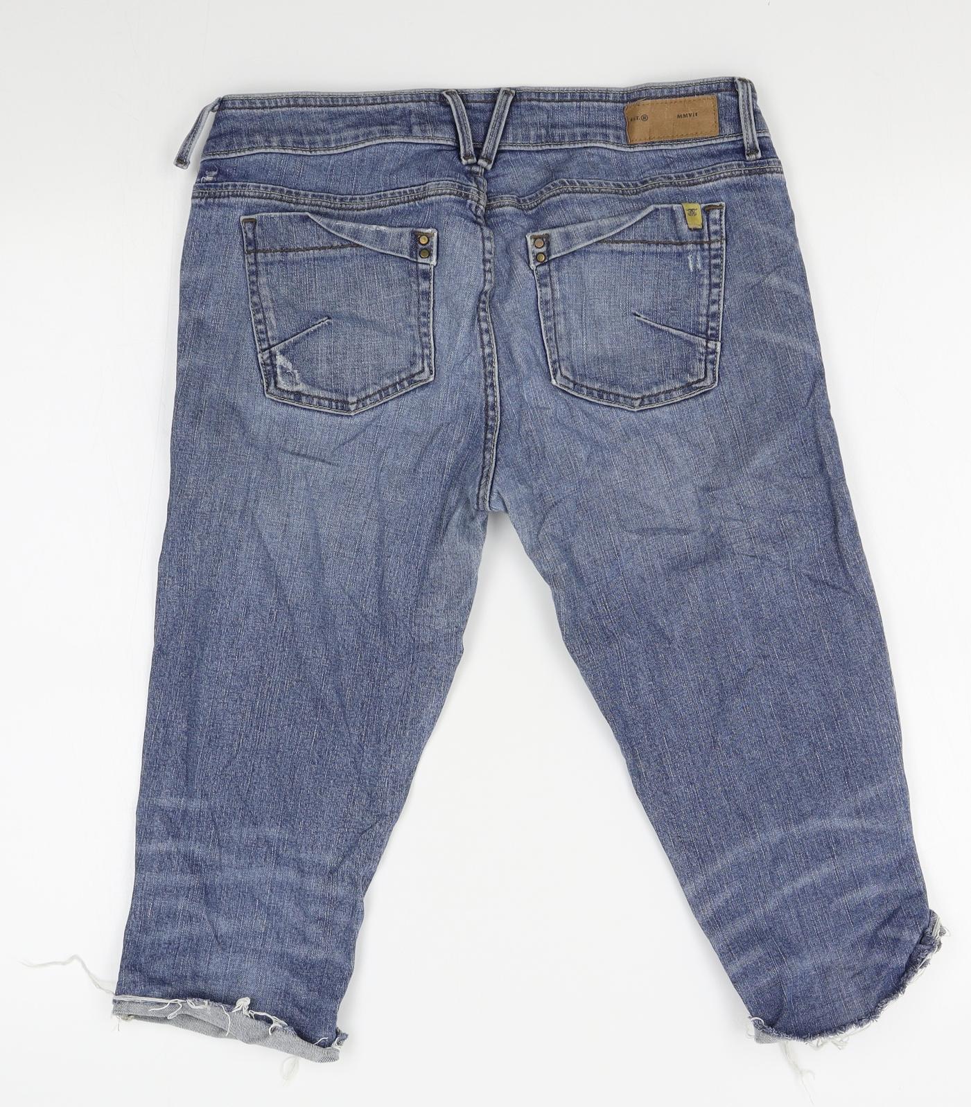 Divine Rights of Denim Womens Blue   Capri Jeans Size 8