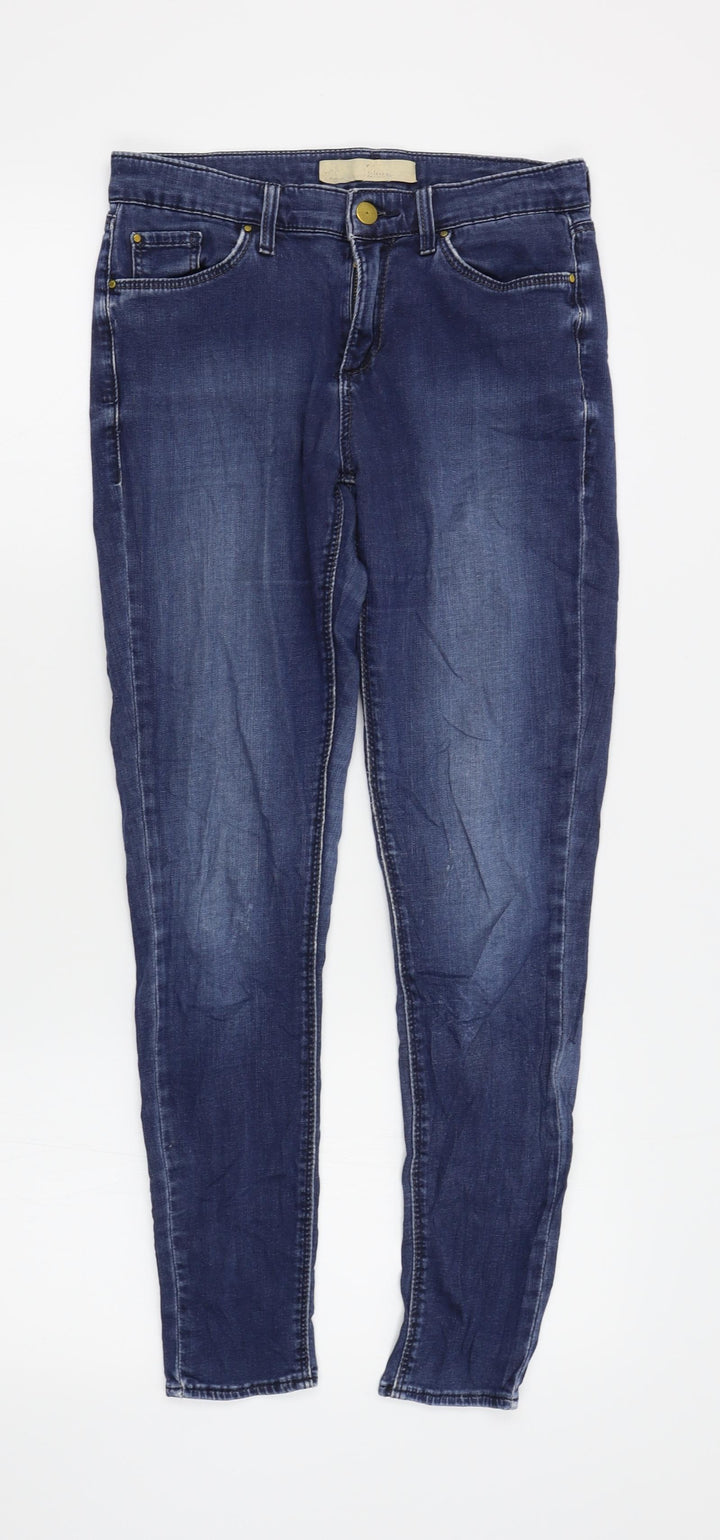 Topshop Womens Blue Skinny Jeans Size 28 L30 in