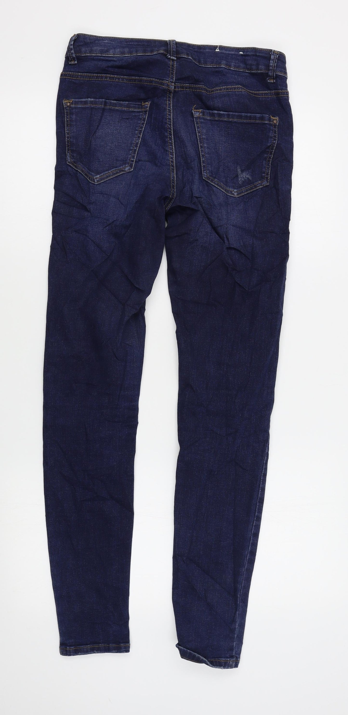 New Look Womens Blue   Skinny Jeans Size 10 L30 in