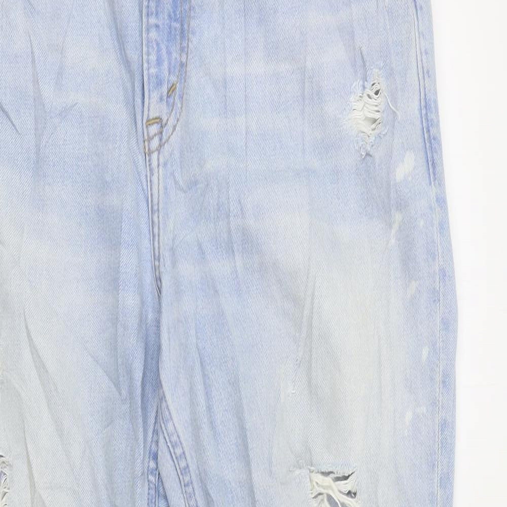 Abercrombie & Fitch Womens Blue   Straight Jeans Size 4 L25 in