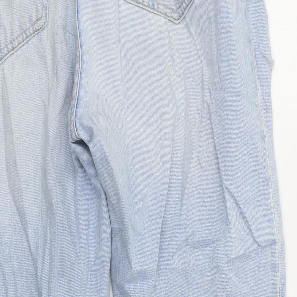 Abercrombie & Fitch Womens Blue   Straight Jeans Size 4 L25 in